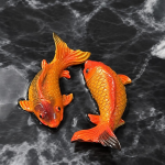 Koi tea pets van hars met kleurverandering — Oranje en rood