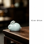 Konijn tea pet van geglazuurd keramiek