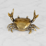 Koperen tea pet krab