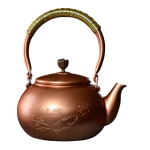 Koperen theepot met motief naar keuze