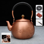 Koperen theepot met motief naar keuze — 1,6 L – Diverse motieven en opschriften