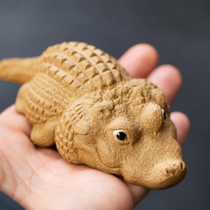 Krokodil tea pet van Yixing-klei