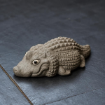 Krokodil tea pet van Yixing-klei