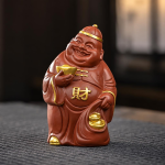 Lachende Yixing tea pet van zisha klei