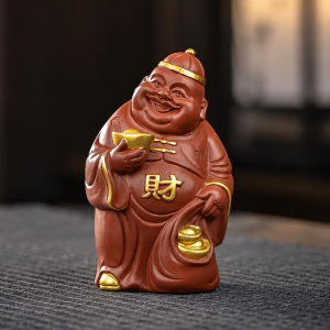 Lachende Yixing tea pet van zisha klei