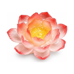 Lotusbloem tea pet van hars