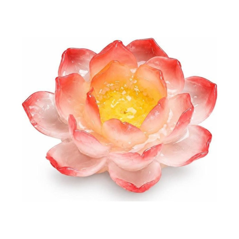 Lotusbloem tea pet van hars