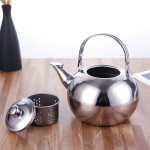 Metalen theepot met filter van 201 roestvrij staal