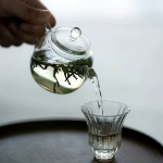 Mini glazen theepot van borosilicaatglas