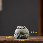 Pad als feng shui tea pet met drakenkop — Compact