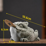 Pad als feng shui tea pet met drakenkop — Met schubben