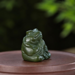 Padvormige yixing tea pet van zisha-klei