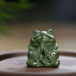 Padvormige yixing tea pet van zisha-klei