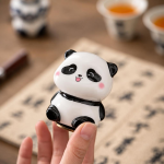 Pandabeer tea pet van keramiek