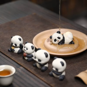 Pandabeer tea pet van Yixing-klei