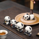 Pandabeer tea pet van Yixing-klei