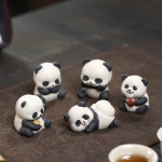 Pandabeer tea pet van Yixing-klei