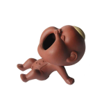 Pipi Boy tea pet van paarse klei