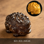 Pixiu tea pet met kleurverandering boven 45 °C — Zeer donkerbruin