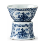 Porseleinen gaiwan theeset met schenkkan