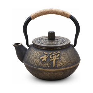 Retro gietijzeren theepot met filter van 300 ml