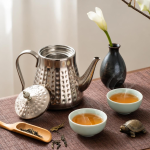 RVS theepot 304 met uitneembaar theezeefje