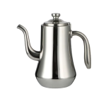 RVS theepot met filter en lange schenktuit