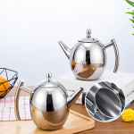 RVS theepot met filter en uitneembaar mandje