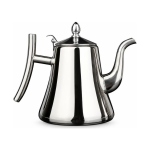 RVS theepot met filter en uitneembaar theezeefje