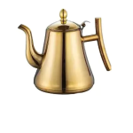 RVS theepot met filter en uitneembaar theezeefje