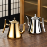 RVS theepot met filter en uitneembaar theezeefje