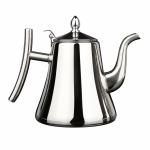 RVS theepot met filter en uitneembaar theezeefje