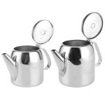 RVS theepot met korte schenktuit