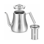 RVS theepot met theezeef van roestvrij staal 304