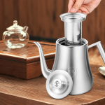 RVS theepot met theezeef van roestvrij staal 304