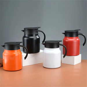 RVS theepot met uitneembaar filter van 1 liter