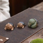 Schildpad tea pet van keramiek