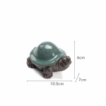 Schildpad theefilter van aardewerk