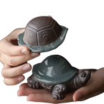 Schildpad theefilter van aardewerk