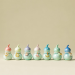 Tea pet in kalebasvorm met kristalglazuur