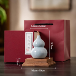 Tea pet kalebas van celadonkeramiek — Set van 4