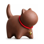 Tea pet kat met gouden belletje