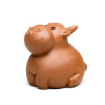 Tea pet koe van Yixing-klei — 7,3 × 4,5 × 5,5 cm