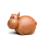 Tea pet koe van Yixing-klei — 8 × 4,8 × 5,3 cm