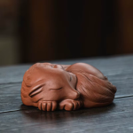 Tea pet met een vos met negen staarten