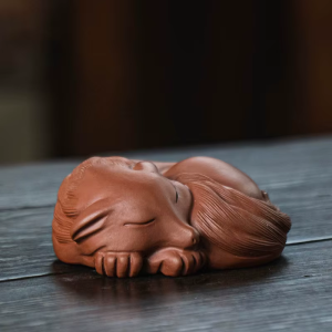 Tea pet met een vos met negen staarten