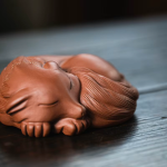 Tea pet met een vos met negen staarten