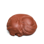 Tea pet met een vos met negen staarten