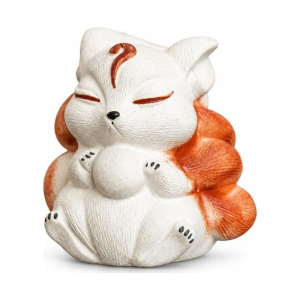 Tea pet met negenstaartige vos