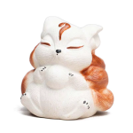 Tea pet met negenstaartige vos